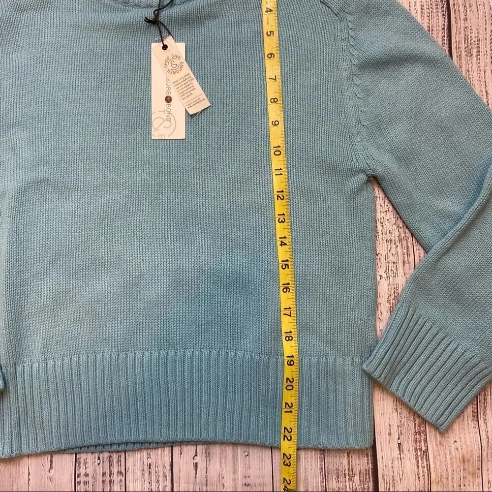 Treasure & Bond Blue Crew Neck Sweater